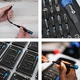 iFixit Mako Precision Bit Set 64 Bits 4 mm Aluminium Driver Magnetic Socket view 4
