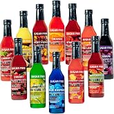 Concession Express Sugar Free Snow Cone Syrup Variety Pack, 12.7 oz Bottles (12 Pack) &ndash; Blue Raspberry, Cherry, Cherry Lime, Fruit Punch, Grape, Lemon Lime, Orange, Pina Colada, Pink Lemonade, Raspberry Lemonade, Strawberry, and Watermelon