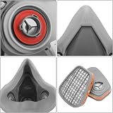 AirGearPro M-500 Reusable Respirator Mask with A1P2 Filters | Anti-Dust Gas view 7
