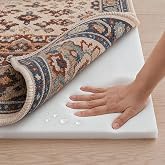 Nuanchu 9' x 6' Memory Foam Rug Pad, 7/16" Thick Water Resistant Protective Cushioned Rug Pad for All Floors and Finishes