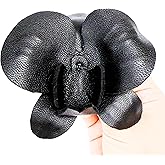 Orchid Leather Flower Brooch, Handmade genuine leather pin, Leather Flower Brooche Gift for Her