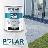 Polar Patio Paint Black 5 Litre Outdoor Floor Paint Polyurethane Binder view 3