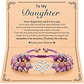 Kidbbi Infinity Heart Eternity Love Adjustable Bracelet Back to School Graduation Birthday Gifts