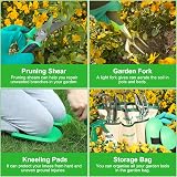 DEWINNER 11 Pc Garden Tools Set with Tool Bag Stainless Steel Hand Tools view 4