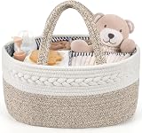 Maliton Nappy Caddy Large Newborn Essentials Diaper Organizer
