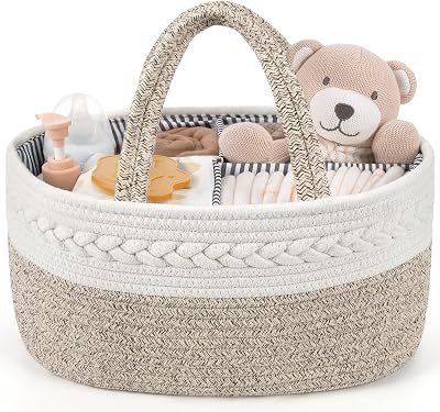 Maliton Nappy Caddy Large Newborn Essentials Diaper Organizer