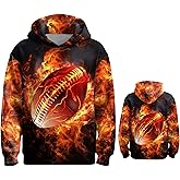 Okiretin Boys Girls Novelty 3D Print Pullover Hoodies With Pocket Casual Long Sleeve Hooded Sweatshirts for Kids