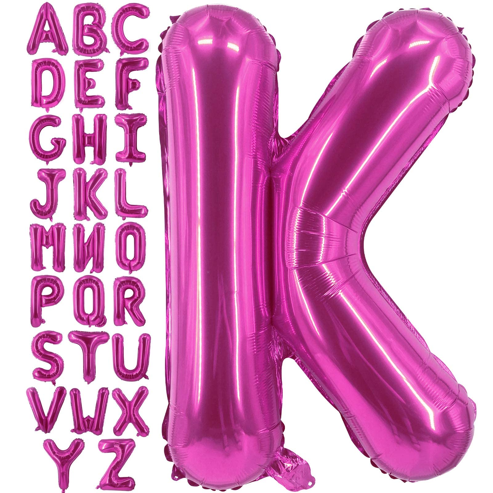 Lovoir 40 Inch Large Hot Pink Letter K Balloons Big