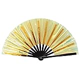 Gionforsy 1pcs Rave Folding Fan Foldable Hand Fans
