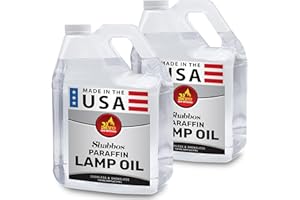 Ner Mitzvah 1 Gallon Paraffin Lamp Oil - Clear Smokeless, Odorless, Clean Burning Fuel for Indoor and Outdoor Use - Shabbos Lamp Oil - 2 Pack