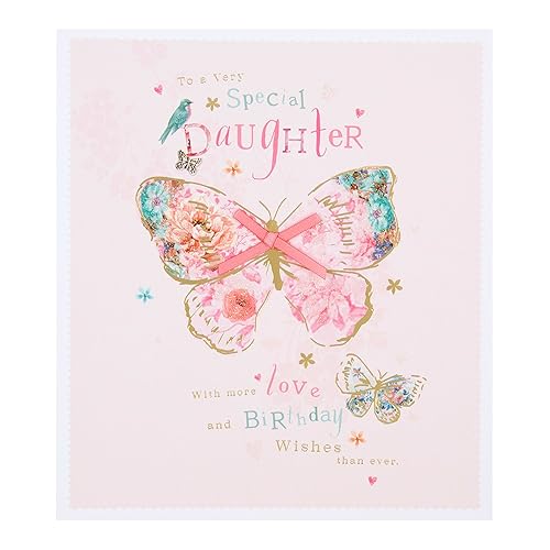 Hallmark 40th Birthday Card For Daughter 'Happy and Proud' Large Square Amazon.co.uk Office