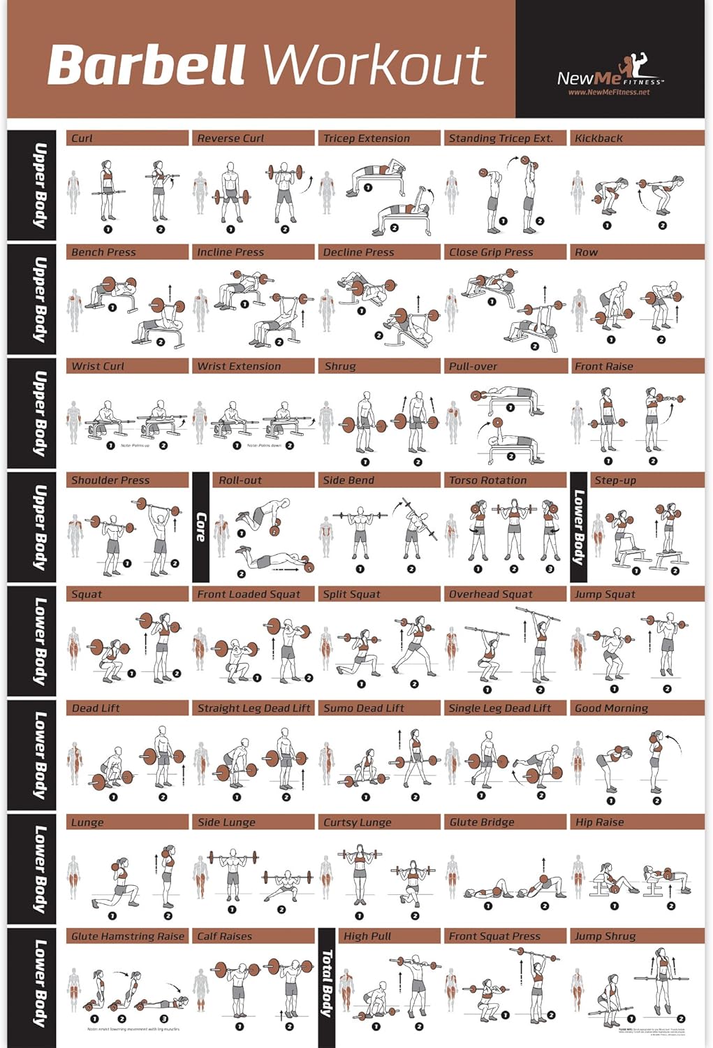 6 Day Home Workout Routine Pdf For Build Muscle Fitness And Workout 