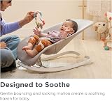 Munchkin 2-in-1 Spring Baby Bouncer Rocker Grey birth to 20 lb view 4