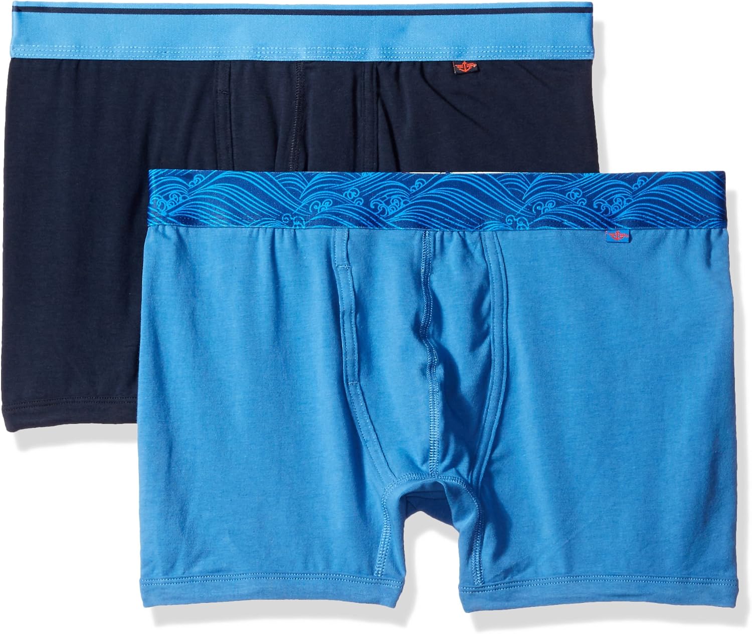 Buy Dockers Men's 2Pack Cotton Stretch Laguna Printed Waistband Boxer