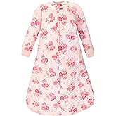 Hudson Baby Unisex Baby Premium Quilted Long Sleeve Sleeping Bag and Wearable Blanket