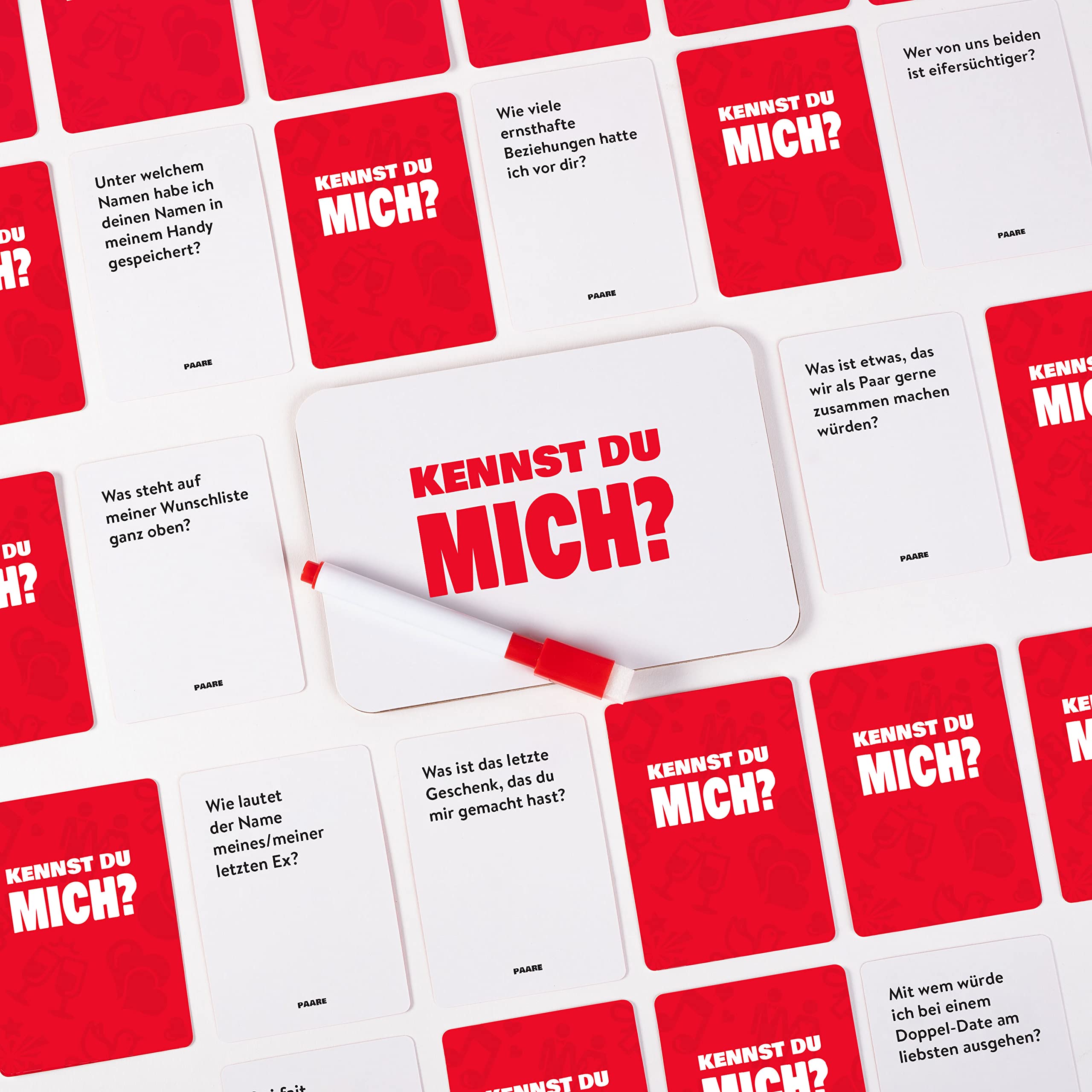 The World Game | Kennst du Mich Paare - Wie gut kennst du deinen Partner - Fragenspiel und Kartenspiel für Paare auf Deutsch, 150 Fragen, für 2-6 Spieler, Idee für Valentinstag oder Jahrestag 4