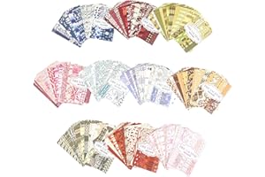CEBRABOUNZE Vintage Scrapbook Paper Pack -500Sheets Colorful Decorative Paper Aesthetic Stationery Journaling Supplies Scrapbooking Paper for Writing Drawing Travel Journal DIY Art Craft,CB-802