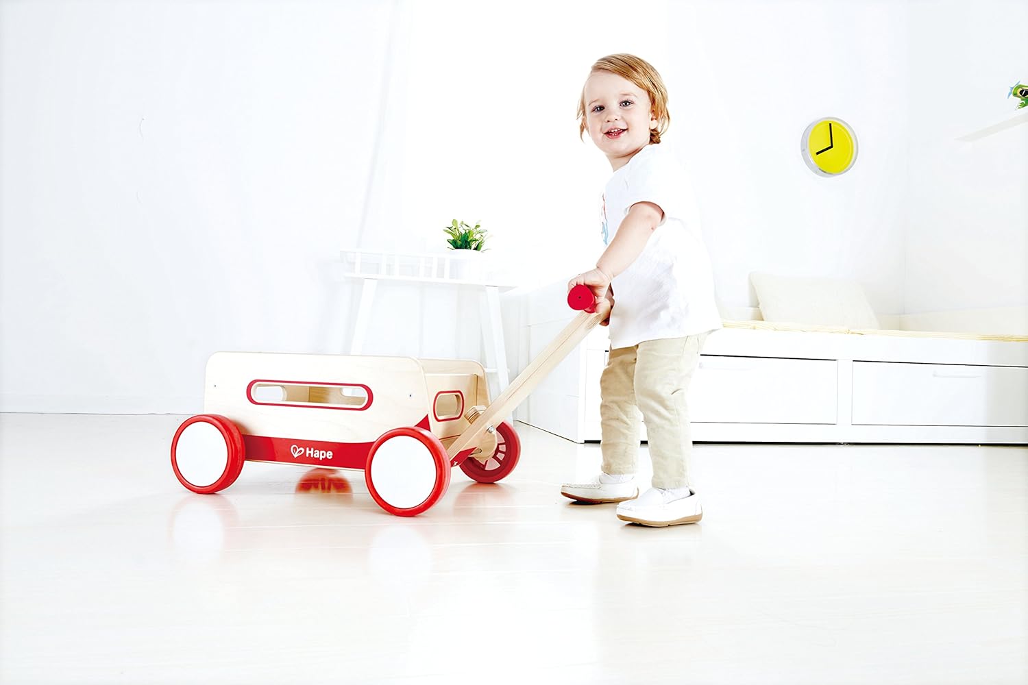 hape red wonder wagon