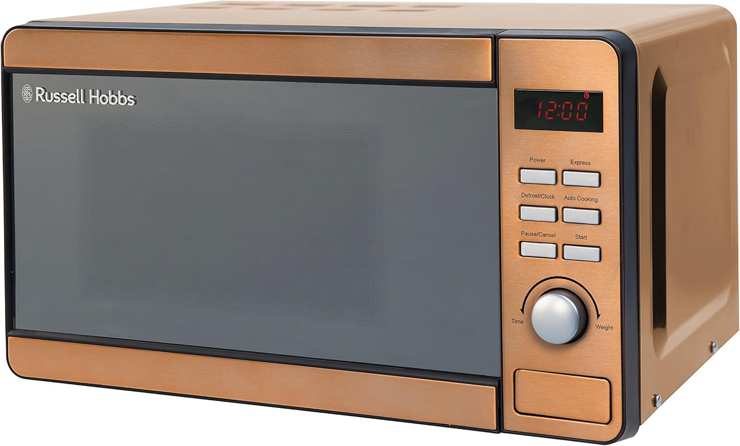 Solo Microwaves Steel/Plastic/Glass Russell Hobbs RHMD804CP Copper Digital Microwave Large