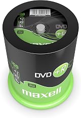 Maxell DVD+R 4.7GB 16X 120 Min Matt Silver Spindle 100 Discs view 2