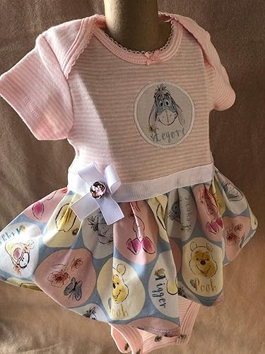 Amazon Com 3 Month Girls Onesie Dress Winne The Pooh Onesies Dress