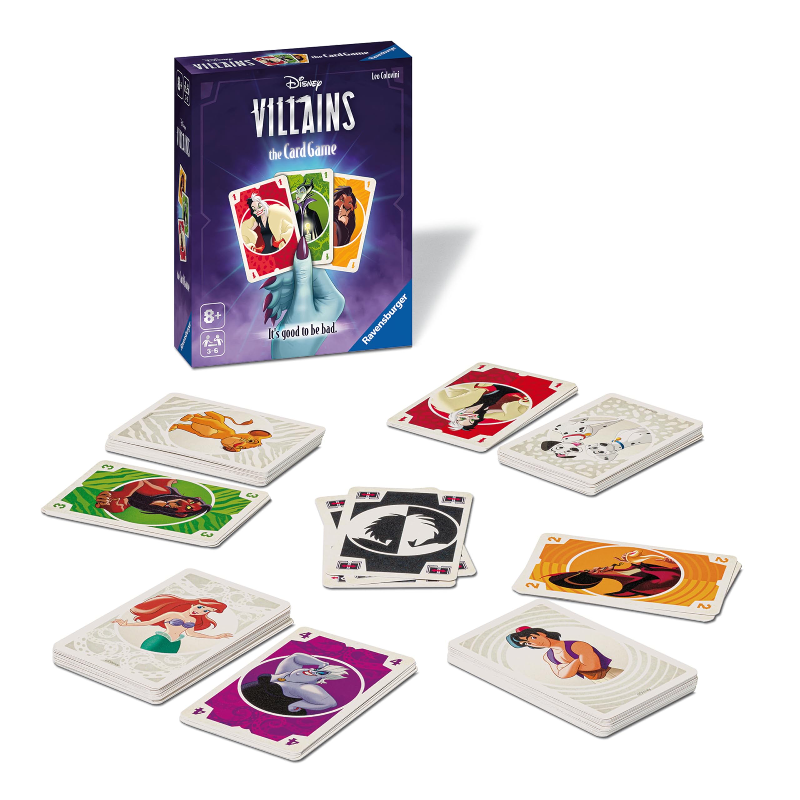 Ravensburger Disney Villains Card Games for Kids Age 3 Years Up - Snap, Happy Families, Swap or Pairs