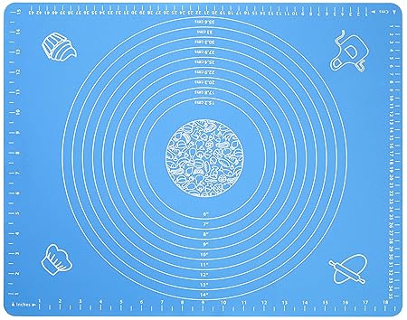 Tapete de silicona para hornear masa de repostería con medidas ...