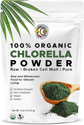 Earth Circle Organics – 有機生クロレラ粉末 – 4ポンド