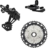 Microshift Advent MX 1x10 Groupset, Shifter, Rear Derailleur, Alloy 11-48t Cassette