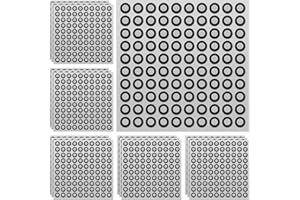Marspark 15 Sheets 1500 Dots 3.0mm 3D Scanning Markers for 3D Scanner Accurate Tracking Dots Reference Point Markers Diffuse Reflection for Precise Optical Tracking