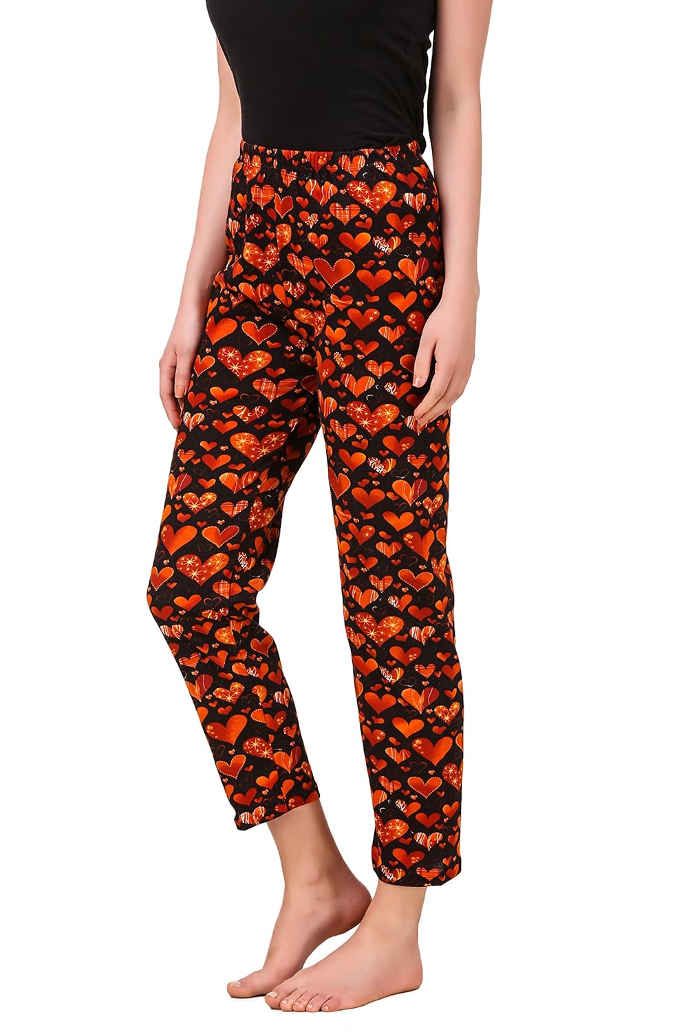 masha women's cotton printed multicolor pyjama