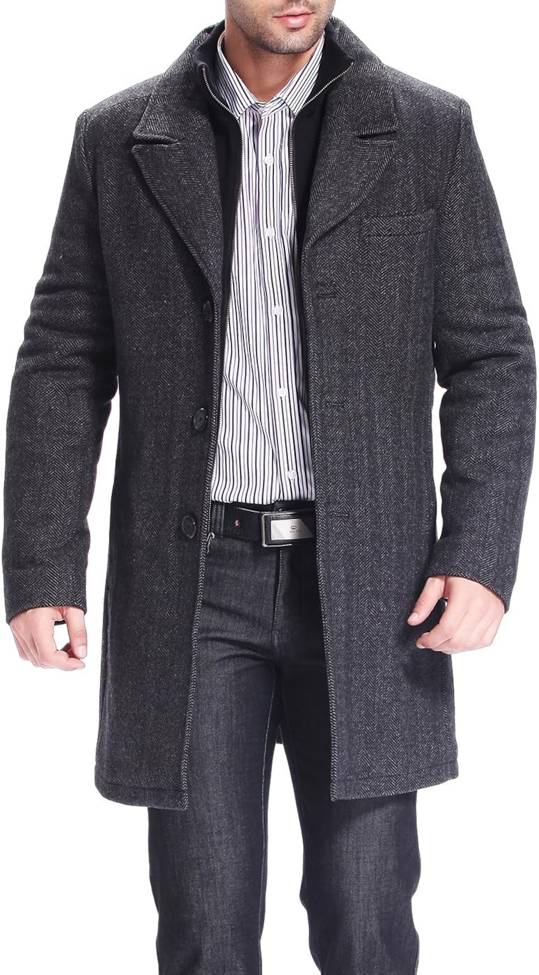 mens wool walking coat