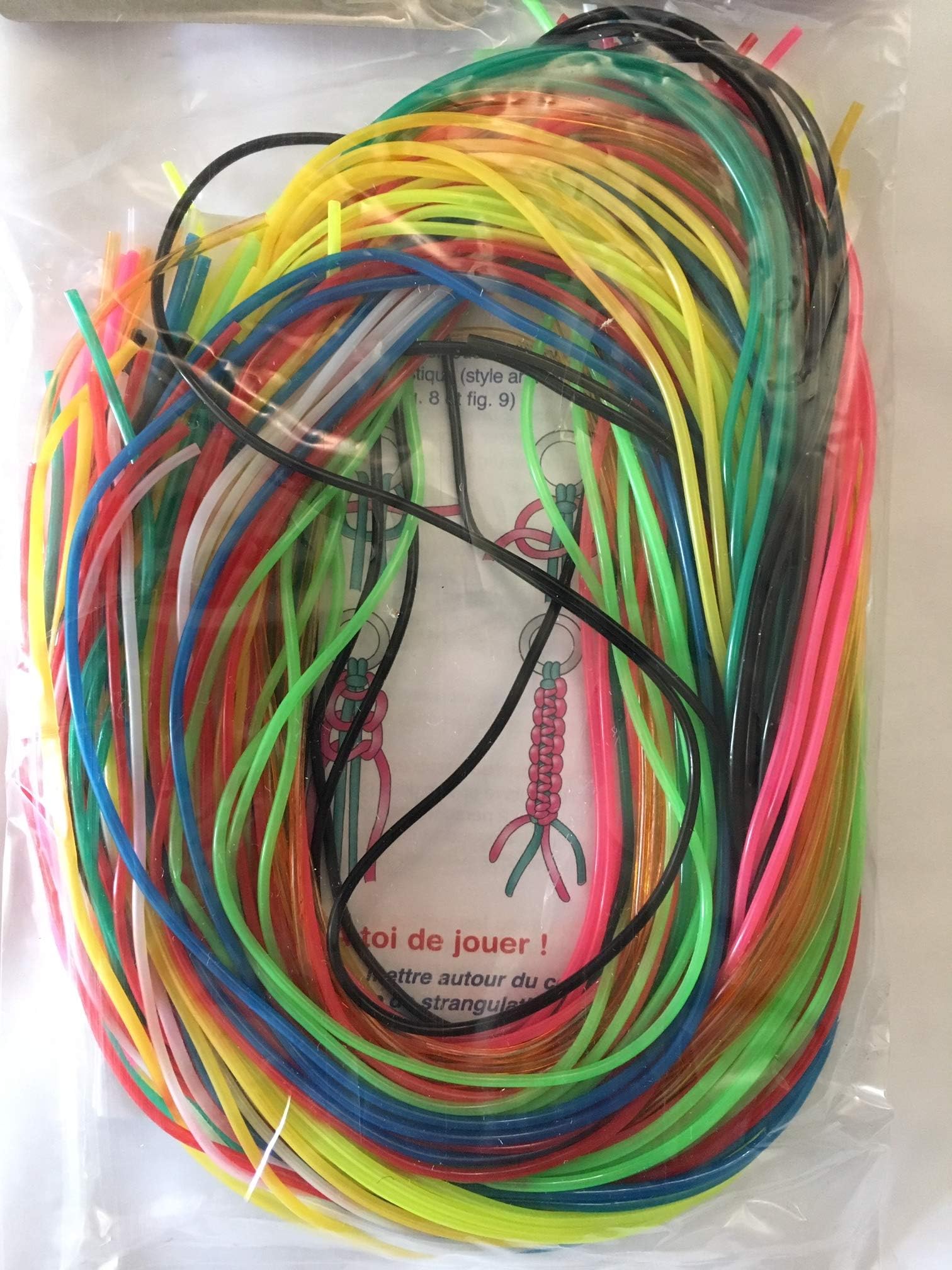 50 Classic and Timeless Scoubidou Colour Wrap Colours with Full Instructions Included Unit length: approximately 82 cm.