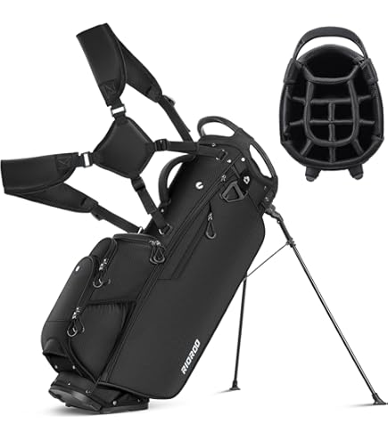 Amazon.com : Hot-Z Golf 3.0 Premium 14 Way Divider Stand Bag Black