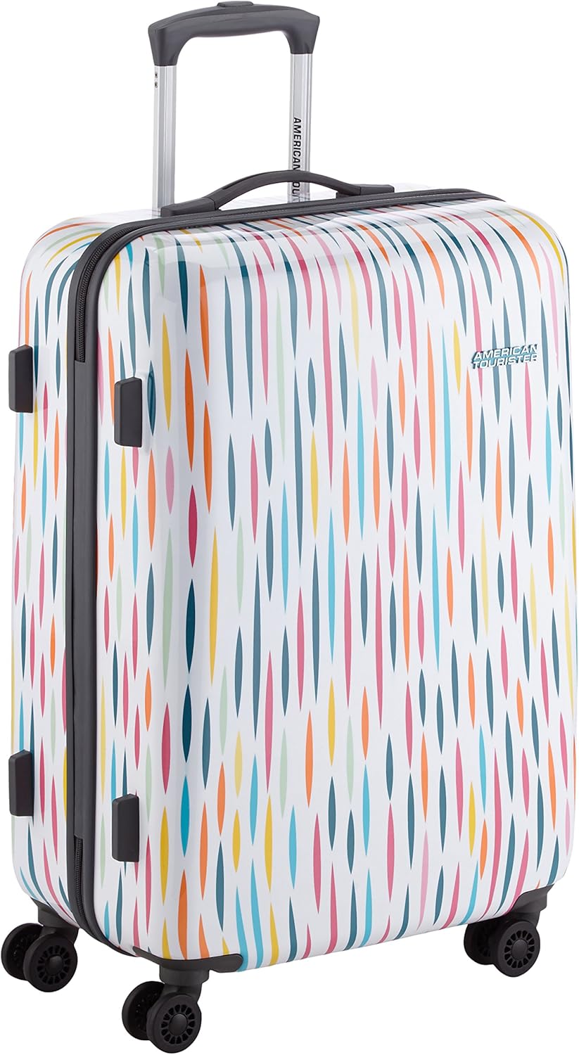 American Tourister Suitcase, 67 cm, 64 Liters, Stripes Amazon.co.uk
