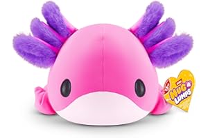 Hug-A-Lumps Axolotl Ally by ZURU, Medium, 3.3 lbs, Cuddly Squishy Weighted Plush, Sleeping Pillow Plush, Stuffed Animal (Axolotl)
