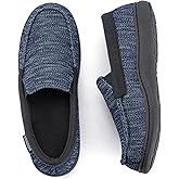 RockDove Men's Tweed Memory Foam Moc Slipper