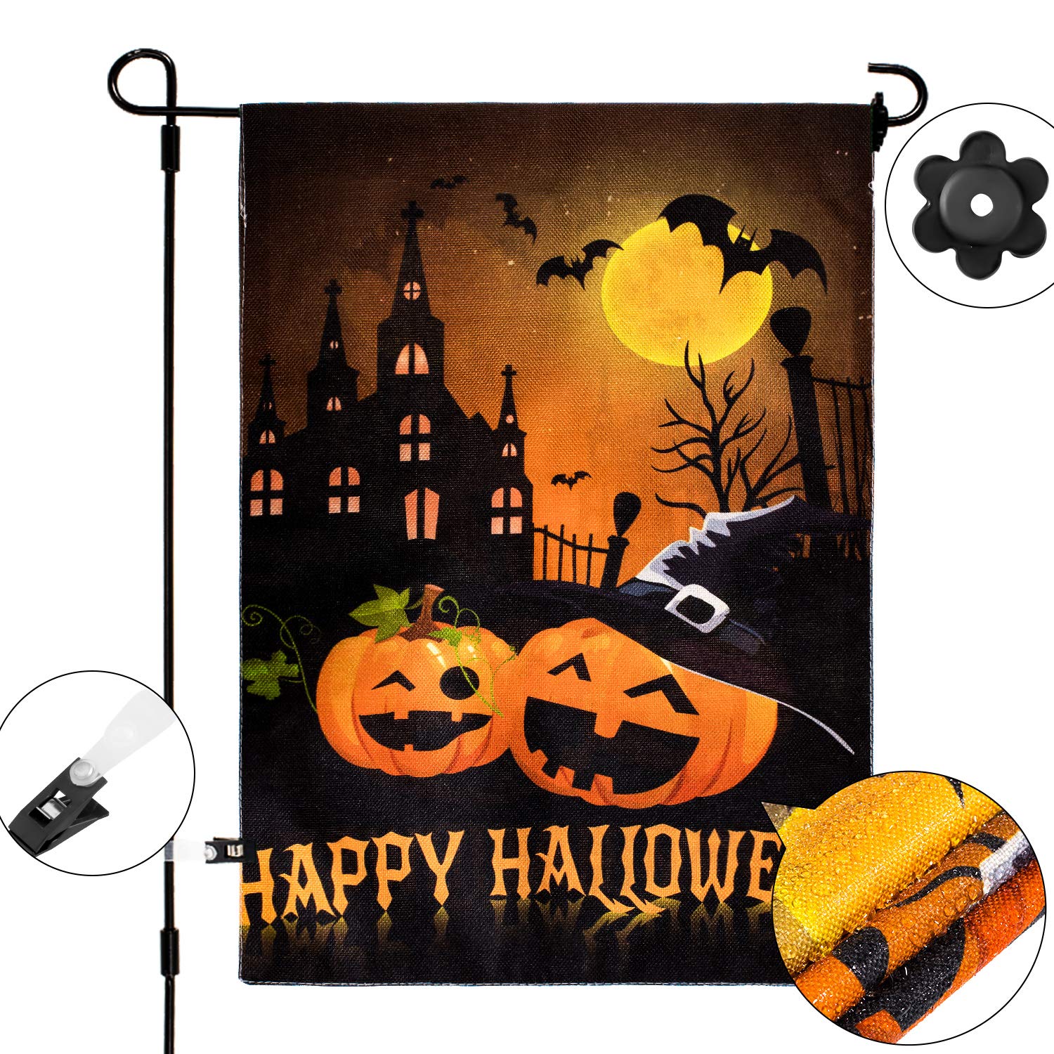 Best Halloween Small Garden Flags