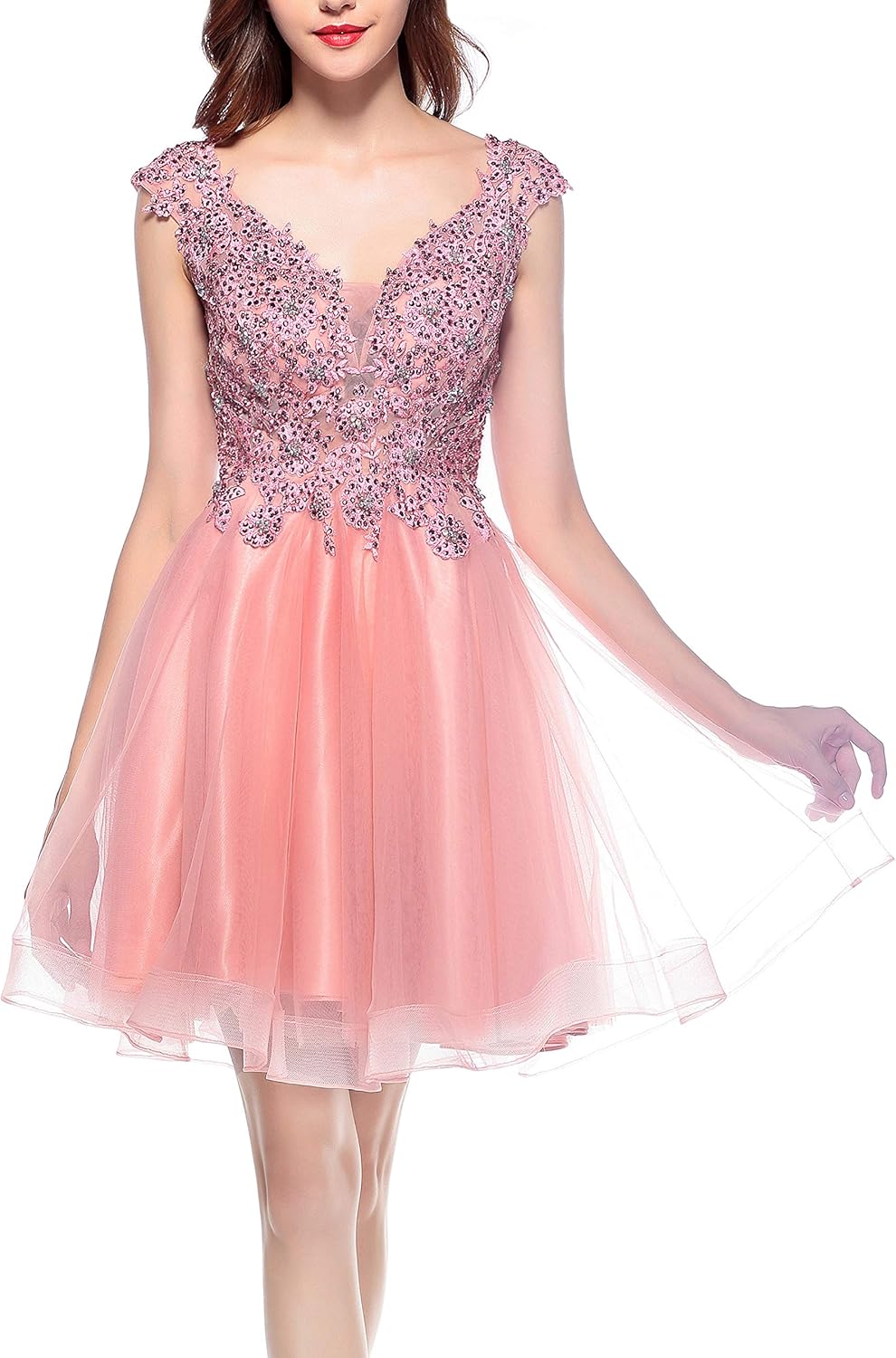 pink party dress womens