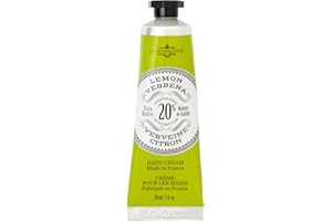 La Chatelaine 20% Shea Butter Hand Cream Travel Size, Organic Argan Oil, Moisturizing, Nourishing, Repairing, Extra-Rich Hand Lotion, Made in France, Paraben Free, 1 oz / 30ml (Lemon Verbena)