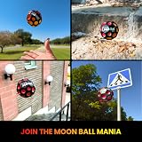 Waboba UV Moon Ball - Hyper Bounce UV Reactive Color - 63 mm Yellow/Black view 6