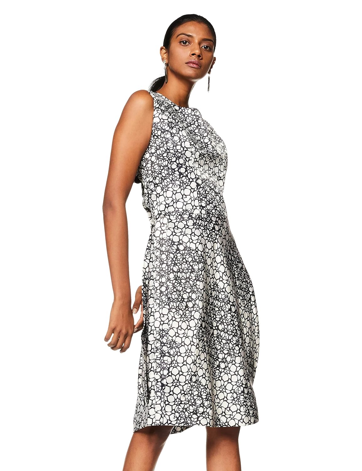 ashish n soni women's shift knee-long dress