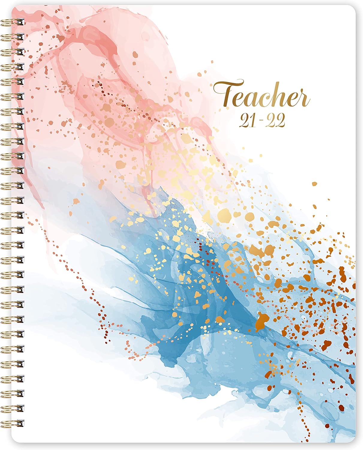 2021-2022 Teacher Planner-Academic Lesson Planner With Quotes, July 2021-June 2022, 7.8"* 9.8", Weekly and Monthly Pages With Thick Papers for Classroom or Homeschool, Flexible Cover, Wirebound : Office Products