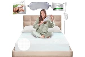 ECOHEAL Earth Grounding Fitted Sheet King Size with 12% Silver Fiber & 4% Silk & 84% Organic Cotton - White - Soft Earth Grounding Well Bed Sheets - Grounded Conductive Bed Sheets for Better Sleep