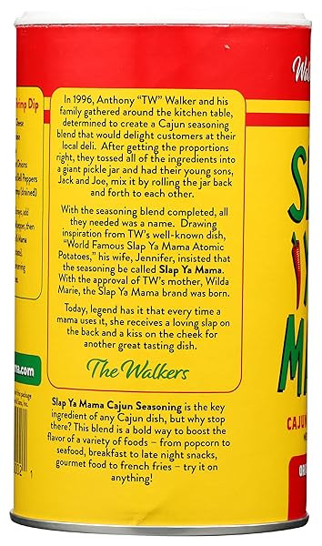 WALKER & SONS SLAP YA MAMA, CAJUN SEASONING, 8 OZ CAN