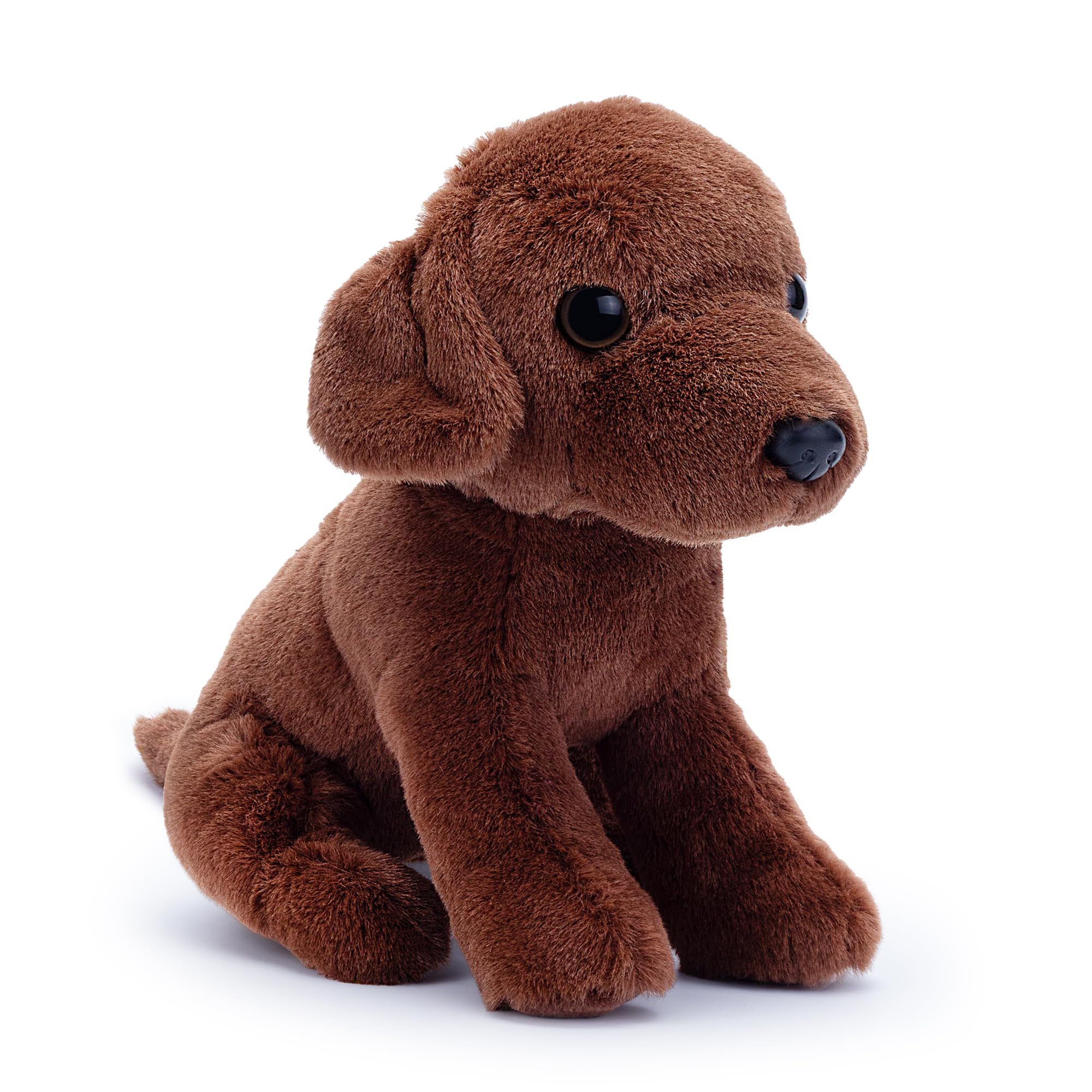 Zappi Co Palm Pups Coco the Chocolate Labrador Dog Plush Toy (15cm) - Choco Lab - Soft, Cuddly, 100% Recycled - Perfect Puppy Cuddle Mate — image 1