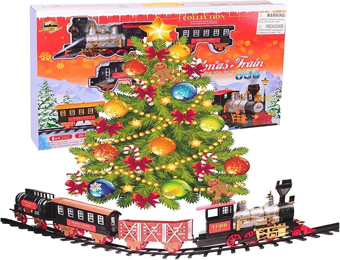 the range christmas tree train set