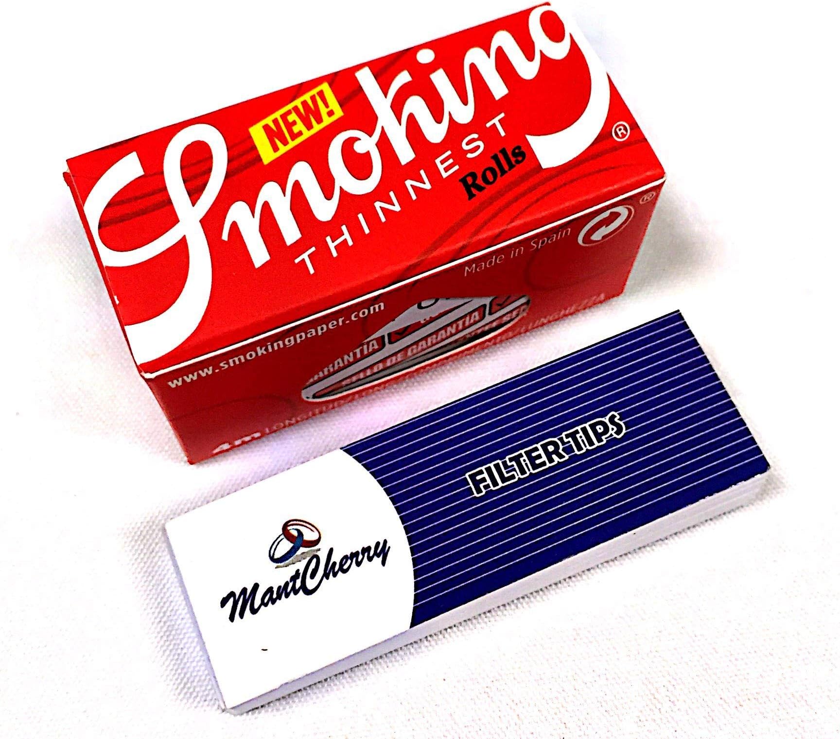 MONTCHERRY BRAND EXCLUSIVE TIPS AND INTRODUCING NEW SMOKING THINNEST ULTRA THIN 1 ROLL COMBO BY TRENDZ