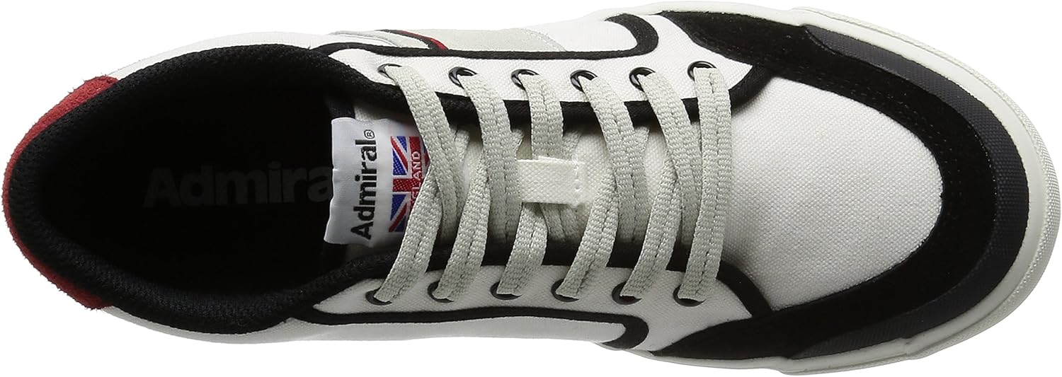 Amazon アドミラル スニーカー Inomer White Black Red Uk 4 0 23cm Admiral アドミラル スニーカー