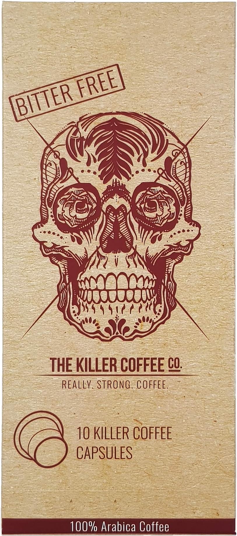 Killer Coffee Nespresso-Compatible Coffee Capsules 30 Pack - Bitter-Free Coffee